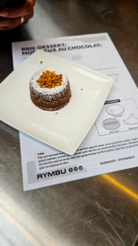 BBQ-dessert: Moelleux au chocolat: