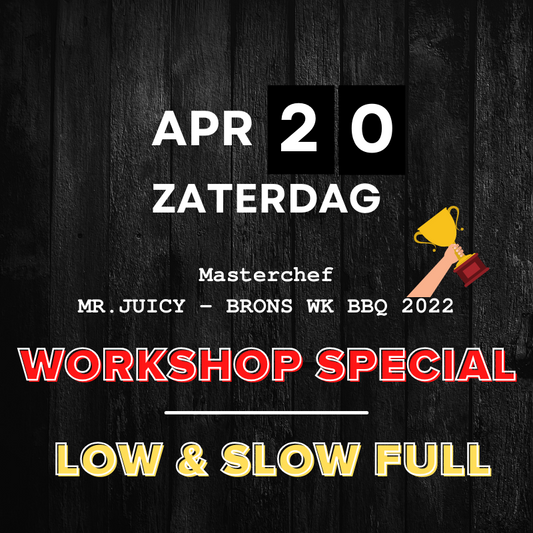Workshop SPECIAL- Low & Slow FULL SESSION 20/04