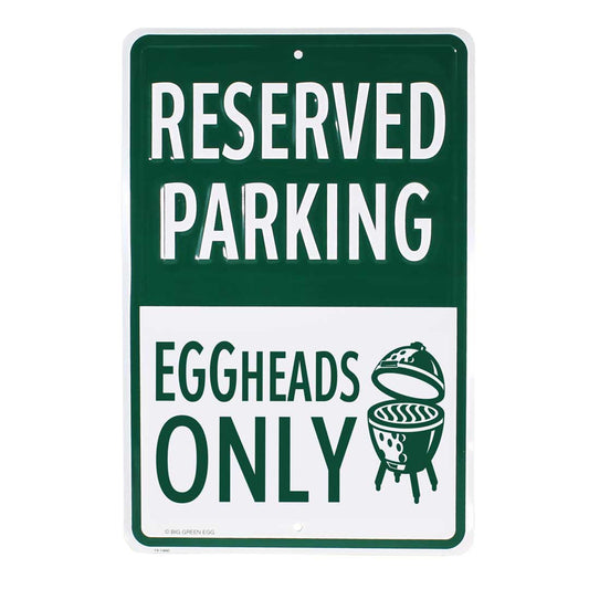 Panneau de stationnement Big Green Egg EggHeads Only