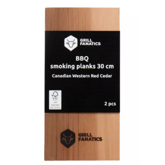 Cederhouten plankjes 30cm - 2 stuks